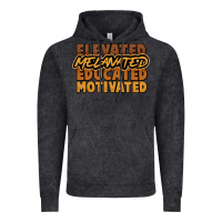 Vintage Black elevated melanated educated motivated Vintage Hoodie - NancyCooperArtShop
