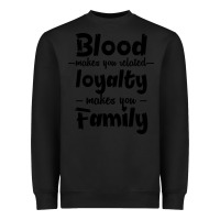 Black Blood Makes You Related Makes You Family Heavyweight Sweatshirt - Bettercallsaul