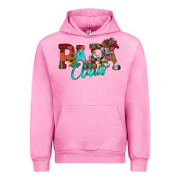 Fuchsia Pink Papa Claus Urban Hoodie - CowhideDigitalArt