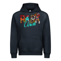 Navy Papa Claus Urban Hoodie - CowhideDigitalArt