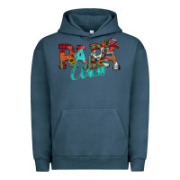 Pigment Midnight Navy Papa Claus Urban Hoodie - CowhideDigitalArt