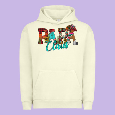 Papa Claus Urban Hoodie Designed By Cowhidedigitalart