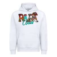 White Papa Claus Urban Hoodie - CowhideDigitalArt