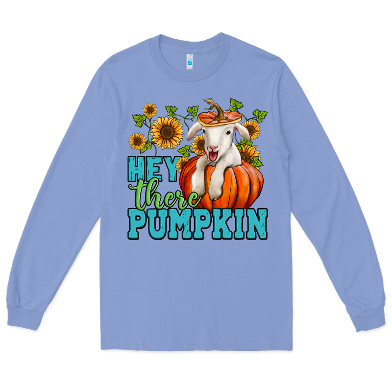 Hey There Pumpkin Lamb Long Sleeve Tee by Jasminsmagicworld | Teevron