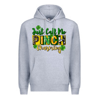 Heather Grey Just call me pinch charming Premium Hoodie - CowGirlArtShop