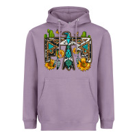 Lavender western free bird Heavyweight Hoodie - OliviaCreatesArt