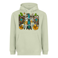 Matcha western free bird Heavyweight Hoodie - OliviaCreatesArt