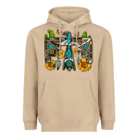 Mushroom western free bird Heavyweight Hoodie - OliviaCreatesArt