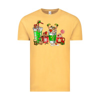 Vintage Mustard Elf coffee cups Vintage Tee - NancyCooperArtShop
