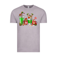 Vintage Zinc Elf coffee cups Vintage Tee - NancyCooperArtShop
