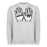 Heather Grey Cult of Klaus Umbrella Heavyweight Sweatshirt - Bettercallsaul