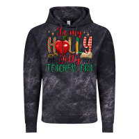 Cloud Black in my holly jolly teacher era Vintage Hoodie - MaliasSmallBusiness