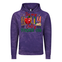 Cloud Purple in my holly jolly teacher era Vintage Hoodie - MaliasSmallBusiness