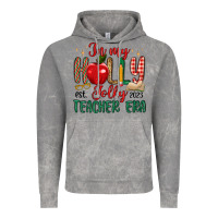 Cloud Rock in my holly jolly teacher era Vintage Hoodie - MaliasSmallBusiness
