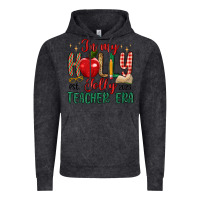 Vintage Black in my holly jolly teacher era Vintage Hoodie - MaliasSmallBusiness