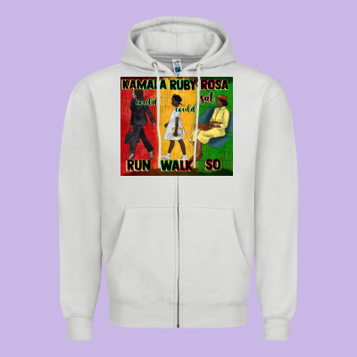 Rosa Sat So Ruby Could Walk So Kamala Could Run Tu Zipper Hoodie Designed By Cowgirlartshop