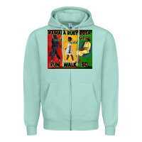 Seafoam rosa sat so ruby could walk so kamala could run tu Zipper Hoodie - CowGirlArtShop