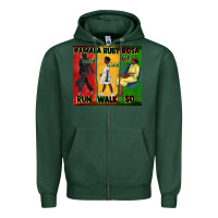 Sports Green rosa sat so ruby could walk so kamala could run tu Zipper Hoodie - CowGirlArtShop