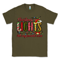 Army Green christmas lights are my favorite color Classic Tee - MaliasSmallBusiness