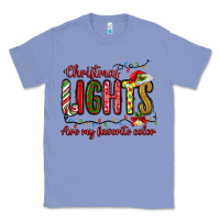 Colony Blue christmas lights are my favorite color Classic Tee - MaliasSmallBusiness