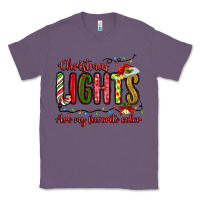 Lavender christmas lights are my favorite color Classic Tee - MaliasSmallBusiness