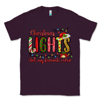 Plum christmas lights are my favorite color Classic Tee - MaliasSmallBusiness