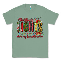 Sage christmas lights are my favorite color Classic Tee - MaliasSmallBusiness