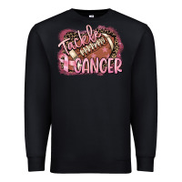 Black Tackle cancer Football Premium Sweatshirt - FaDigitalArtStudio