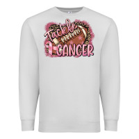 Dove Grey Tackle cancer Football Premium Sweatshirt - FaDigitalArtStudio