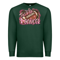 Sports Green Tackle cancer Football Premium Sweatshirt - FaDigitalArtStudio