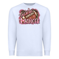 White Tackle cancer Football Premium Sweatshirt - FaDigitalArtStudio