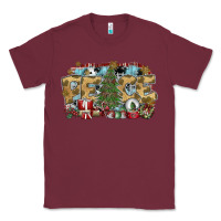 Burgundy peace Classic Tee - SublimationCraftShop