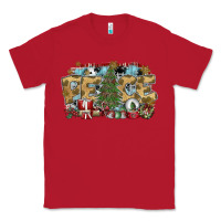 Red peace Classic Tee - SublimationCraftShop