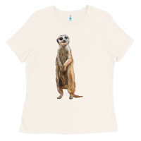 Bone Meerkat Ladies Tee - LillyAllenDesigns