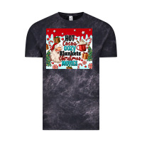 Cloud Black hot cocoa cozy blankets christmas movies tumbler Vintage Tee - MaliasSmallBusiness