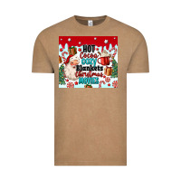 Vintage Coffee hot cocoa cozy blankets christmas movies tumbler Vintage Tee - MaliasSmallBusiness