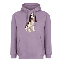 Lavender english cocker spaniel Heavyweight Hoodie - FaDigitalArtStudio