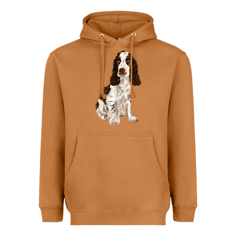 English Cocker Spaniel Heavyweight Hoodie by FaDigitalArtStudio | Teevron