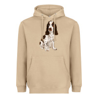 Mushroom english cocker spaniel Heavyweight Hoodie - FaDigitalArtStudio