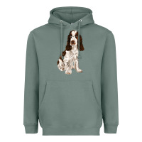 Sage english cocker spaniel Heavyweight Hoodie - FaDigitalArtStudio