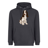 Smoke english cocker spaniel Heavyweight Hoodie - FaDigitalArtStudio