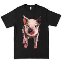 Black pig Premium Tee - BarkalooDesign
