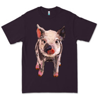 Plum pig Premium Tee - BarkalooDesign