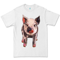 White pig Premium Tee - BarkalooDesign