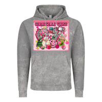 Cloud Rock 3d retro pink christmas vibes Vintage Hoodie - MaliasSmallBusiness