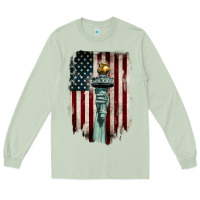 Matcha statue of liberty torch Long Sleeve Tee - BarkalooDesign