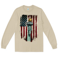 Mushroom statue of liberty torch Long Sleeve Tee - BarkalooDesign