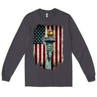 Smoke statue of liberty torch Long Sleeve Tee - BarkalooDesign