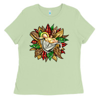 Matcha christmas baby jesus sunflower Ladies Tee - Jasminsmagicworld