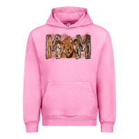 Fuchsia Pink Rodeo Mom Cow Urban Hoodie - CowhideDigitalArt